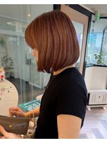 ビファイン 本店(Befine)&nbsp;ハイライトデザインにコーラルオレンジブラウン★