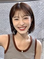 メゾンアクア 表参道(Maison ACQUA)&nbsp;切りっぱなしボブレイヤーボブ似合わせ小顔前髪縮毛矯正/表参道