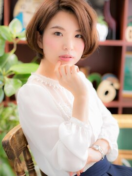 カバーヘア イヴ 戸頭店(COVER HAIR EVE) *+COVER HAIR+*…デキる女の”美形”ショートボブa