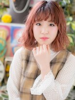 カバーヘア イヴ 戸頭店(COVER HAIR EVE)&nbsp;*EVE戸頭*個性的カラー★前下がりふわミディa