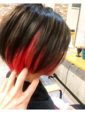 ルーナヘアー(LUNA hair) 『京都 山科 ルーナ』インナーレッド 【草木真一郎】