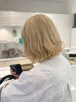 アッシュ 武蔵小金井店(Ash)&nbsp;＊ブリーチ３回～ホワイトブロンド＊