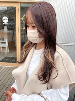 ツイギー 宮西店(TWiGGY)&nbsp;ピンクブラウン×インナーカラー