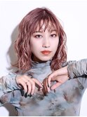 ハイトーンハイライトミディパーマスタイル1202