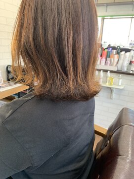 ライフ 忍ケ丘店(Lyfe) 大人かわいいミディアムレイヤー_カーキグレージュ_71