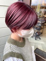 ヘア メイク ココ(hair make coco)&nbsp;ブリーチ★ワインレッド