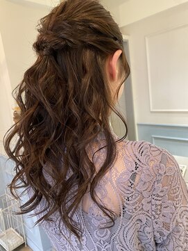 フレーム へアアンドトリートメント 天王寺北口店(FRAME) ハーフアップアレンジ