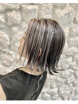 モアナ バイ ヘッドライト 沖縄豊見城店(Moana by HEADLIGHT)&nbsp;Moana【とよみしろ】#ハイライト#ショートボブ#グレージュ