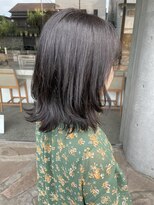 シェル 吉祥寺(shell)&nbsp;グレージュカラー/ボブウルフ/黒髪/ココアベージュ