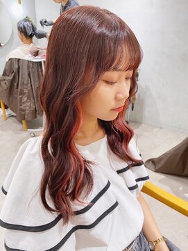 チェレ アズーリ 狭山店(Chere azuri) インナーカラー/ピンクベージュ/インナーピンク