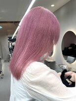 ソル ジングウマエ(SOL JINGUMAE)&nbsp;ダブルカラーピンクベージュベージュカラーケアブリーチレイヤー