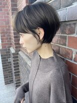20代30代40代50代/丸みショート/クビレ/前髪あり/表参道