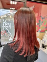 美容室 ケン(KEN)&nbsp;ハイトーンを活かしたピンク系カラーで髪質改善トリートメント