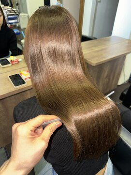 ルーツアイリー 心斎橋(ROOTS IRIE) 髪質改善　髪質改善カラー　艶感　ヘアケア　ヘルシースタイル