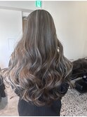 ロングレイヤー、海外風フェイスフレーミングハイライトカラー