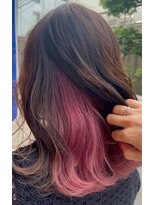 スノードロップ 荻窪(Snowdrop)&nbsp;デザインカラー/レイヤーカット/ウェットヘア/オリーブベージュ