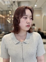 マーシィ(MARCIE)&nbsp;【natsumi】コーラルベージュ×ふわふわボブ