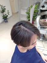 ヘアー2038(hair.2038) アッシュグレーのマッシュスタイル