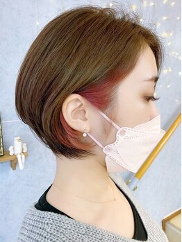 ヴィサージュメゾン(VISAGE maison)の写真/【下総中山駅1分】トレンドを抑えたフォルムと顔周りのバランスが大切！美しいシルエットと再現性の高さ◎