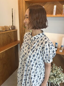 スクーン(skoon) ミニボブ×パーマ