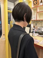 ヒントステーション(HINTSTATION)&nbsp;〈浅草 半個室〉ショートボブ/アッシュグレー