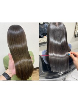 話題の"髪質改善トリートメント"で髪の内側までダメージを補修*艶×ハリコシある素髪に*[髪質改善/学割U24]