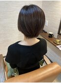 #ショートボブ#大人女性#ドライヤーで乾かすのみでOK!