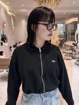 マイル 渋谷(mile)&nbsp;暗めカシスカラーとボブカット