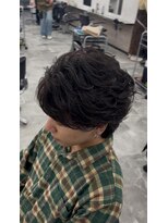 オム ブランシェ(HOMME BLANCHE’)&nbsp;【Ryo】フェザーパーマウルフ