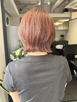 ノブレス ノアール(NOBLESSE NOIR)&nbsp;レイヤーボブ/くびれボブ/ピンクブラウン