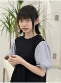 切りっぱなしキュートボブ