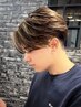 【光で魅せる、大人の色気】カット＋1回ブリーチハイライト＋カラー￥12800