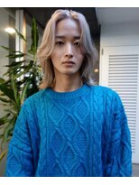 レコ 渋谷(LECO)&nbsp;メンズロングレイヤーホワイトベージュ