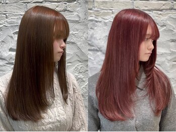 ラ ミューズ ヘアー(La mju:z hair)の写真/細部までこだわる顔周りのデザイン☆一人ひとりに合った可愛いをご提案!