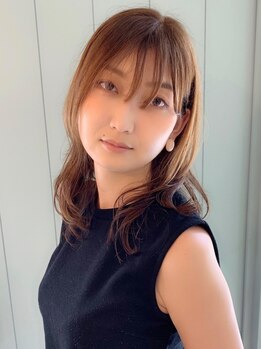 顔周りのカットで印象変わる◎再現性高く、前髪やサイドのバランスを見極め毎朝のスタイリングが楽になる♪