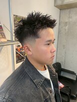 グッドプレイスアンドシング(Good Place&thing)&nbsp;メンズカットフェードスキンフェード短髪フェザーアップ