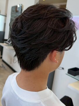 ガーデン 西川田店(garden) 宇都宮メンズカットメンズパーマセンターパートニュアンスパーマ