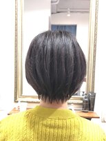 ヘアー グリーン(hair green) 30代40代50代/爽やかショートボブ/丸みショートボブ