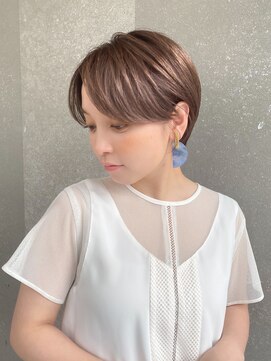 ロンド レグリーズ 立川(Lond leglise) ハンサムショート/丸みショートボブ/20代30代40代50代/顔周り