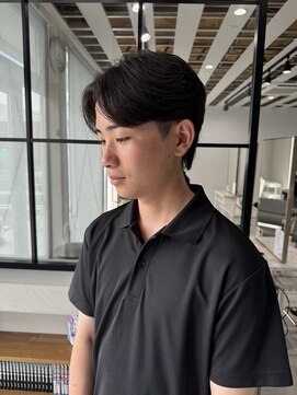 ホワイト(WHITE) ショートセンターパート
