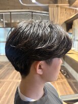 メンズココ メンズパーマ 韓国ヘア 日本橋店(MENS COCO)&nbsp;ナチュラルセンターパート