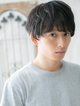モッズヘアー メン 戸田公園店(mod's hair men) ナチュラルくせ毛風ダウンバングメンズパーママッシュ20代30代i