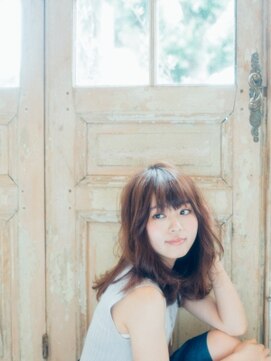 ヘアアンドメイク 心座(hair&make) 大人可愛い愛されミディ