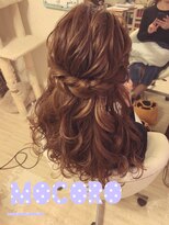 ヘアーセット モコロ(Hair Set MOCORO) ハーフアップ
