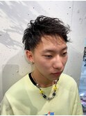 MITSU】ショートレイヤー×ツーブロック×ワイルドアップバング
