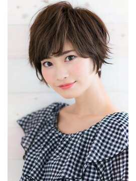 リル 7F 銀座(Rire) 【Rire-リル銀座-】ひし形シルエットのエアリーショートボブ☆彡