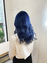 ヘアーワークス ヘルム 渋谷店(HAIR WORKS HELM)&nbsp;[HELM渋谷]ディープブルーカラー☆