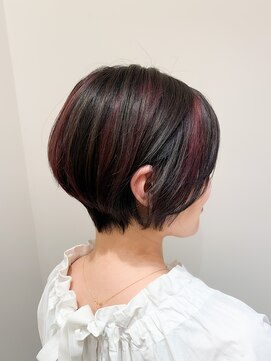 ムーン(moon) #縮毛矯正#ストレート#ミニウルフ#テラコッタ#くすみブルー