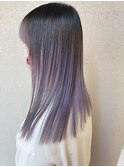 インナーカラー/バイオレット/ラベンダー/グレー