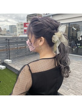 タイドヘアー(tide hair) ポニーテール